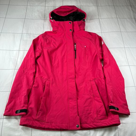 Killtec Jacket Womens 10 Pink Level 5 Ski Full Zip Water Resistant Windproof - Picture 1 of 9
